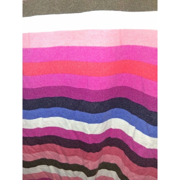 T By Talbots Multicolor Stripe Long Sleeve Blouse Sz 1X - Picture 2 of 3
